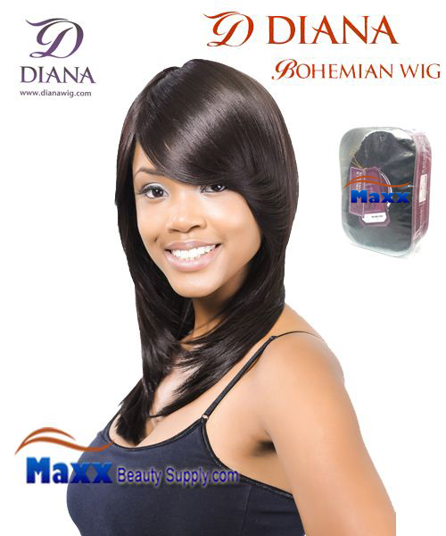 Diana Bohemian Synthetic Hair Full Wig - Kara